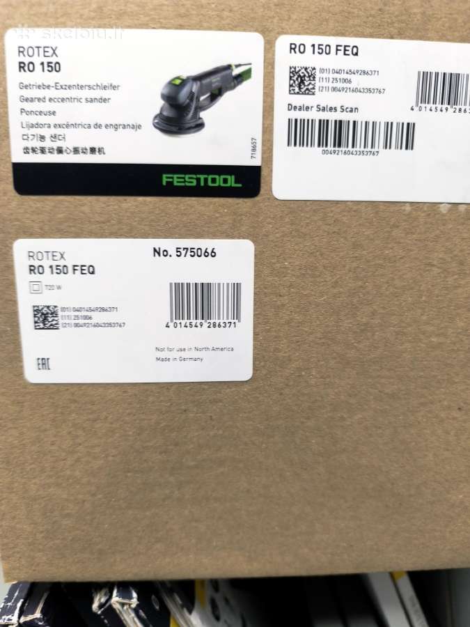 Naujas pjūklas Festool Ts 55 Febq +liniuote 491498 - nuotraukos Nr. 6