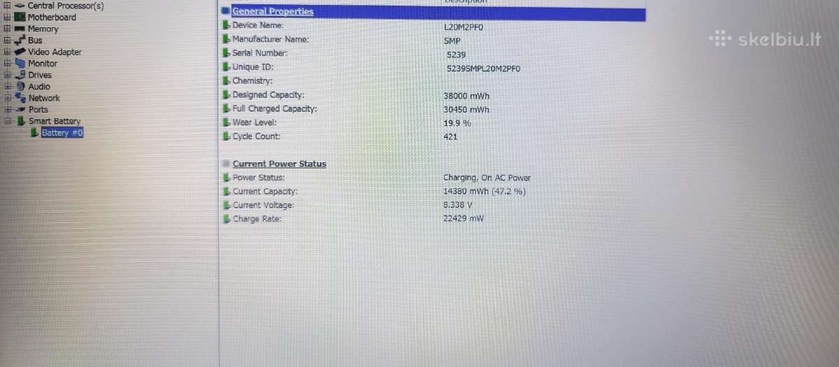 Lenovo V14 G2 Itl Intel i5-1135g7, 8gb Ddr4, 256gb - nuotraukos Nr. 6