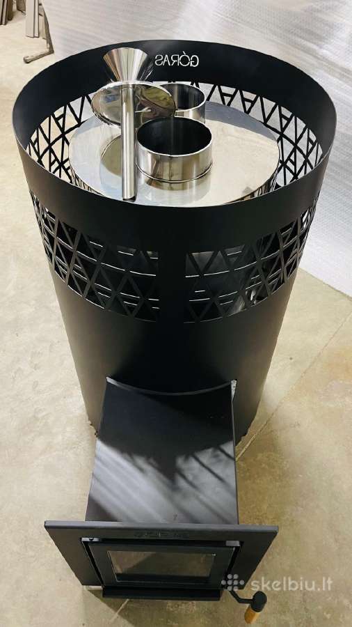 Goras pirties krosnis su uždara akmenų dėtuve - nuotraukos Nr. 2