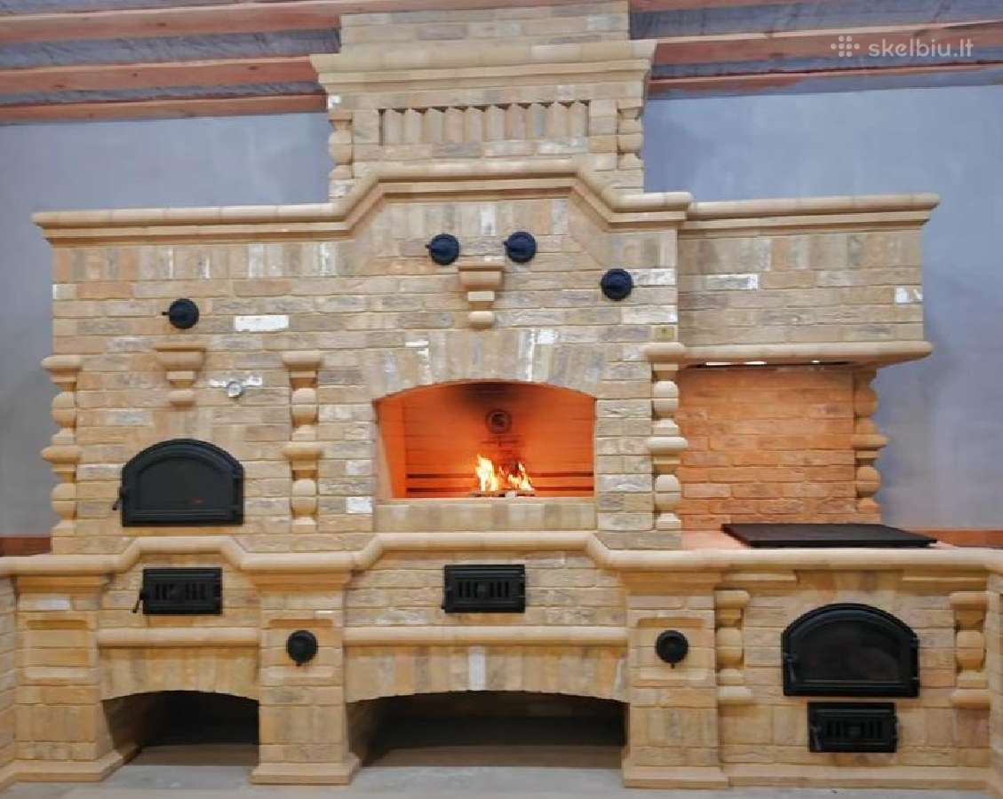 Židiniai, koklinės krosnys ir barbekiu kompleksai. - nuotraukos Nr. 15