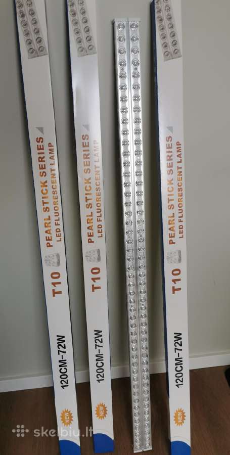 Lešines LED Lempos 120cm 200w įvairioms patalpoms!