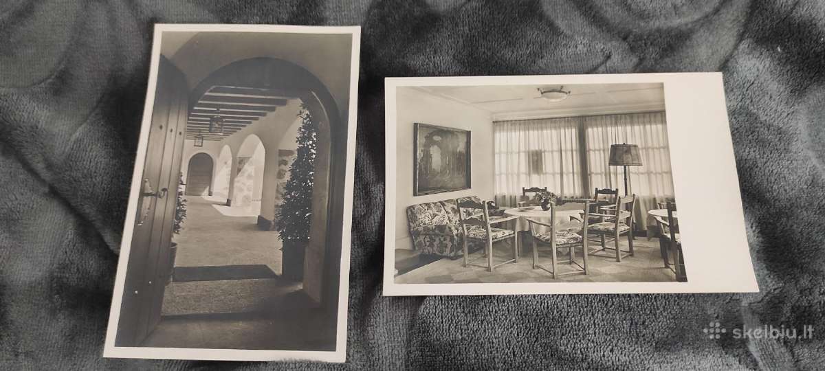 2 istorinės Obersalzbergo architektūros atvirutės