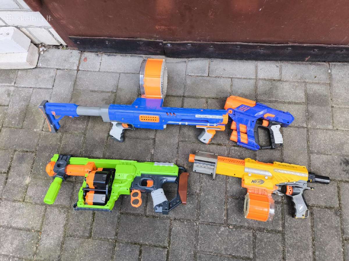 Nerf šautuvų rinkinys 4vnt.
