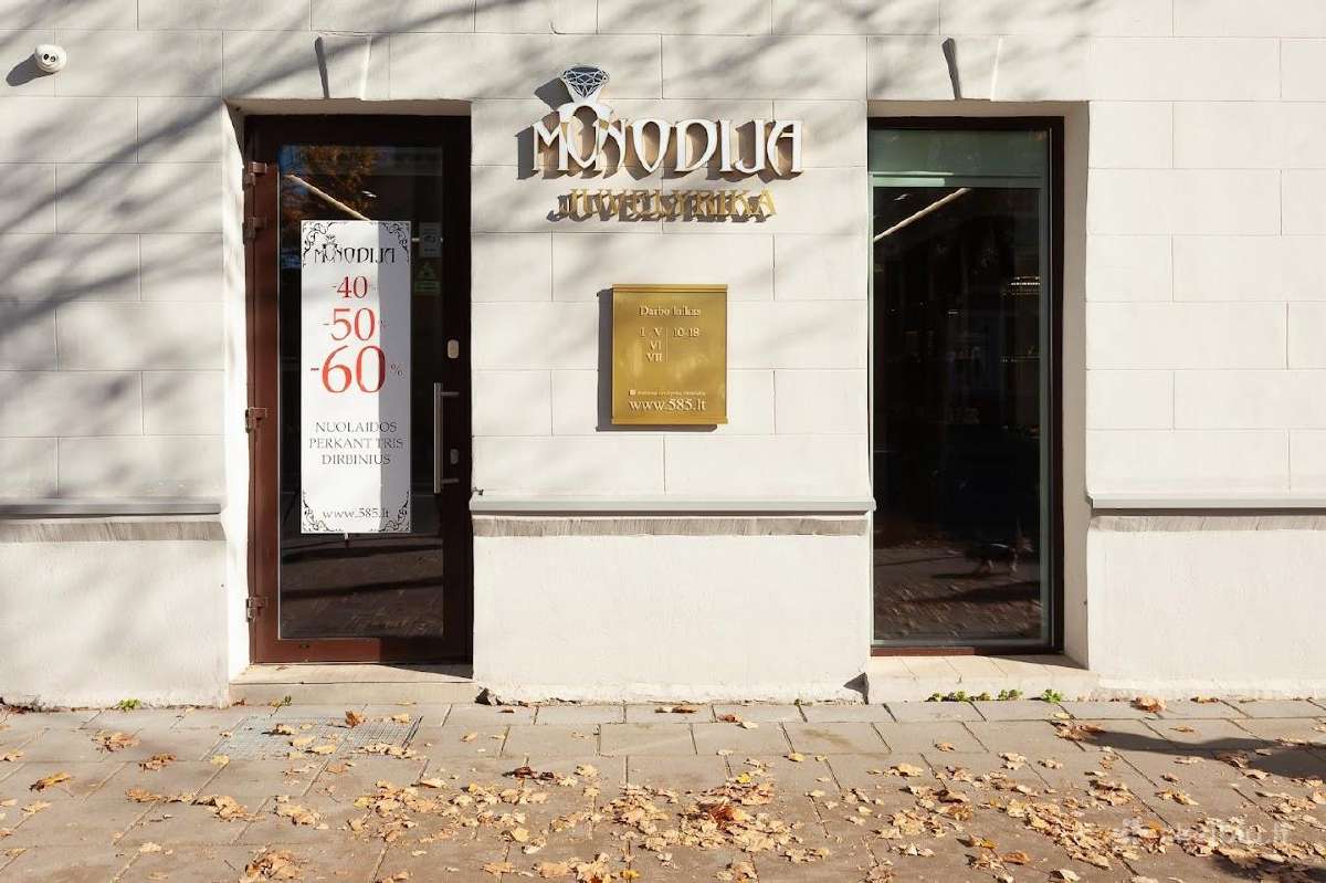 Geltono aukso pakabukas "Kryžius" - nuotraukos Nr. 4