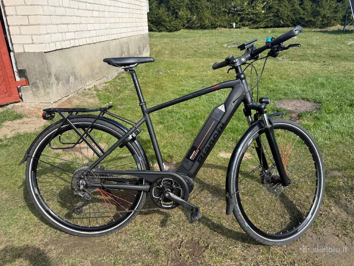 Bianchi elektrinis dviratis