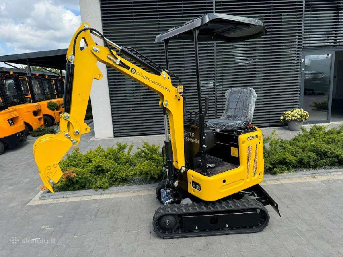 Gunter Grossmann Gg800n mini ekskavatorius