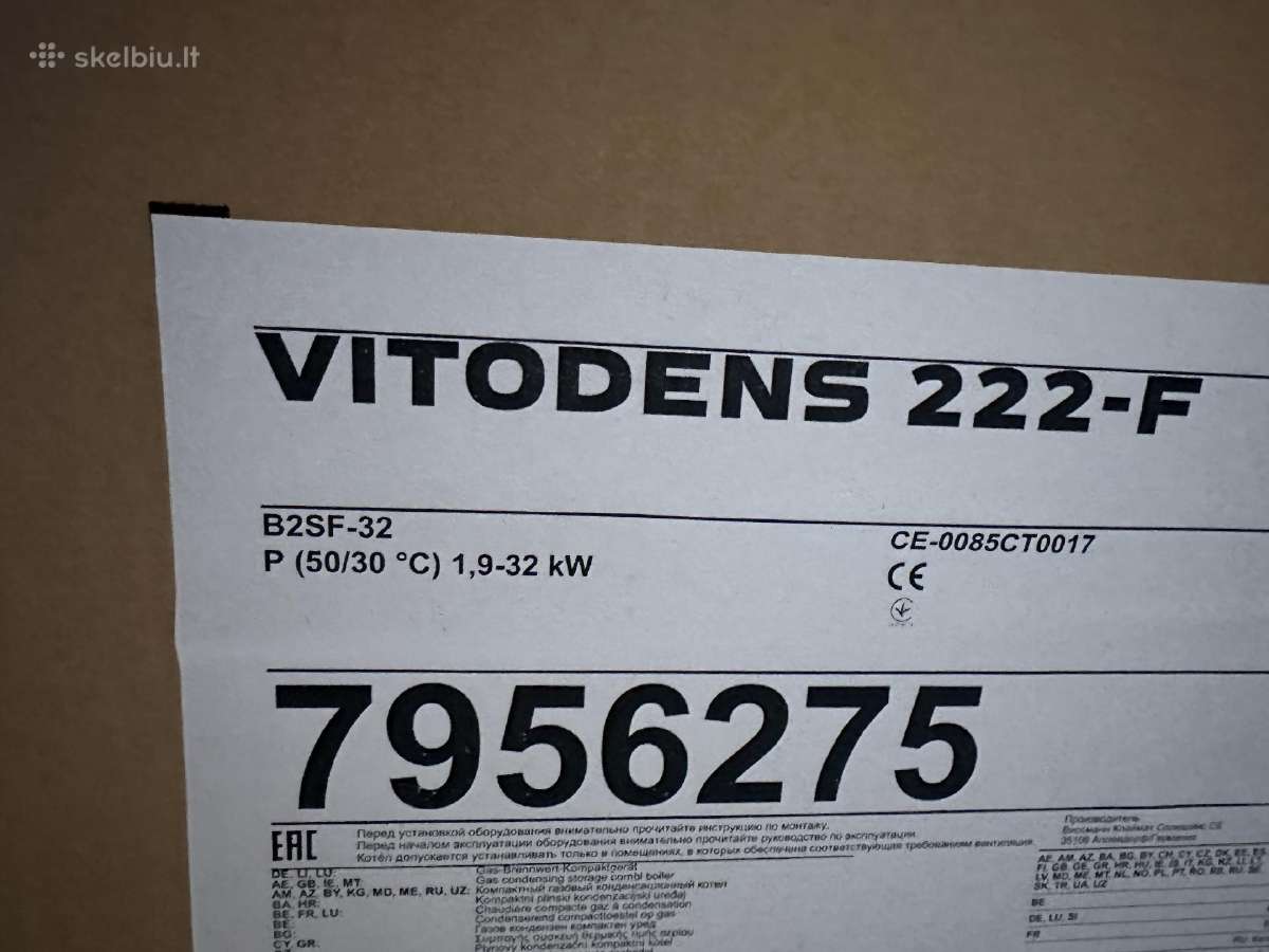 Viessmann Vitodens 222-f B2sf 32 kw Z019425