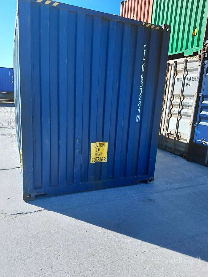 6m (20ht) Jūriniai konteineriai nuimamas stogas - nuotraukos Nr. 10