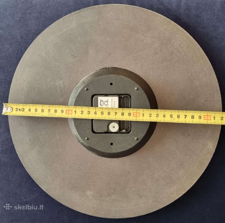 Sieninis laikrodis Les Fourchettes_32 cm. Smėlio. - nuotraukos Nr. 4