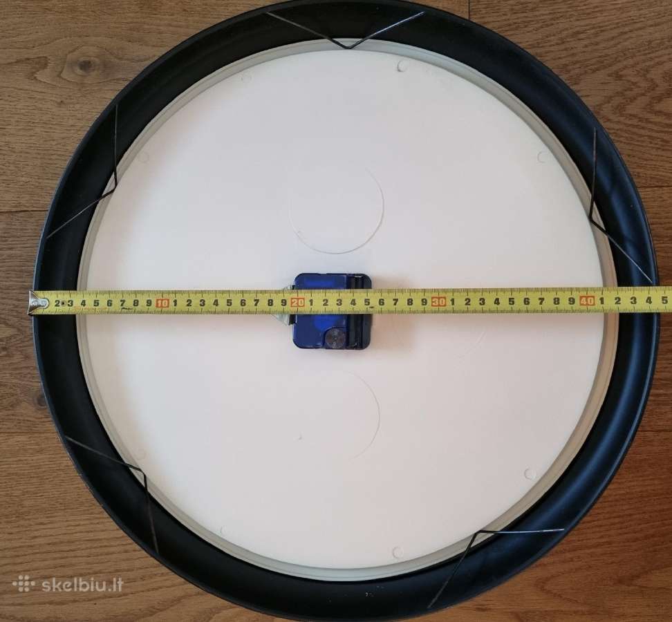 Sieninis laikrodis New Castel_45cm. Baltas - nuotraukos Nr. 2