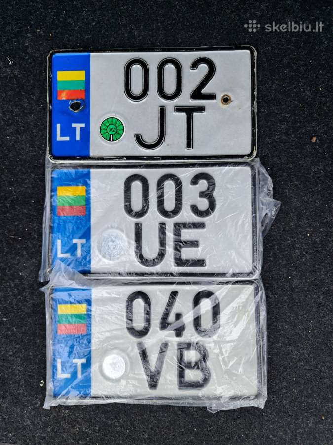 Motociklo numeriai