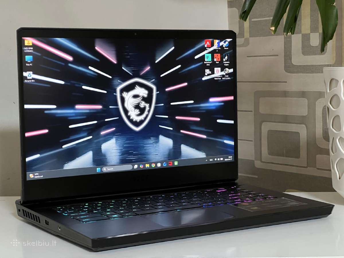 Parduodamas Msi Gp66 su Rtx 3070, I7-10k, 1tb. - nuotraukos Nr. 2