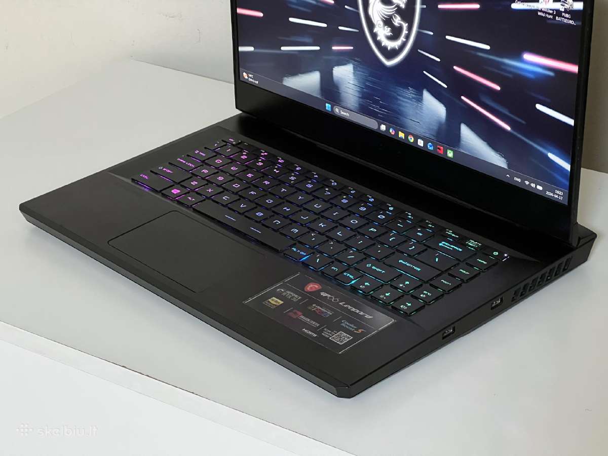 Parduodamas Msi Gp66 su Rtx 3070, I7-10k, 1tb. - nuotraukos Nr. 4