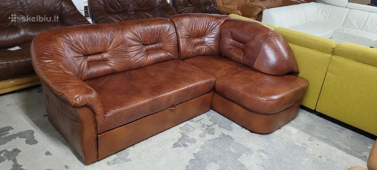 Odiniai Baldai Reglainer komplektas kampas sofa - nuotraukos Nr. 20