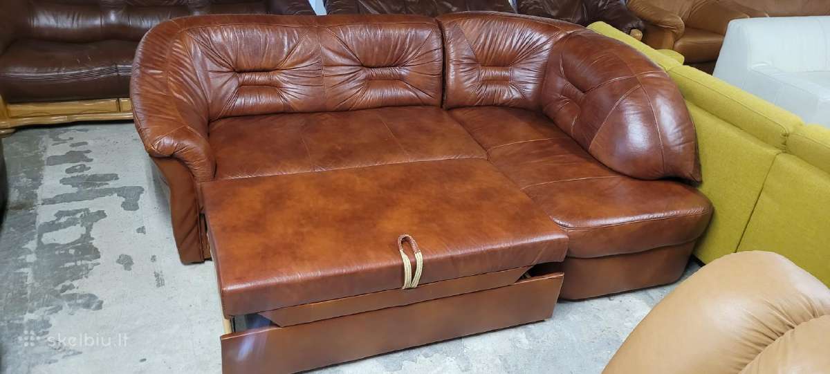 Odiniai Baldai Reglainer komplektas kampas sofa - nuotraukos Nr. 21