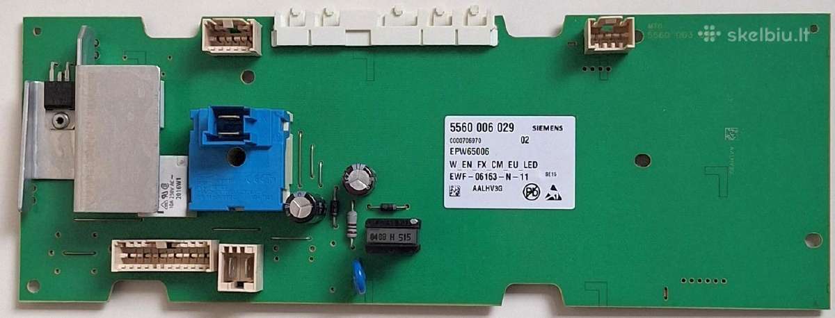 Skalbimo mašinos Siemens F10-06 valdymo blokas