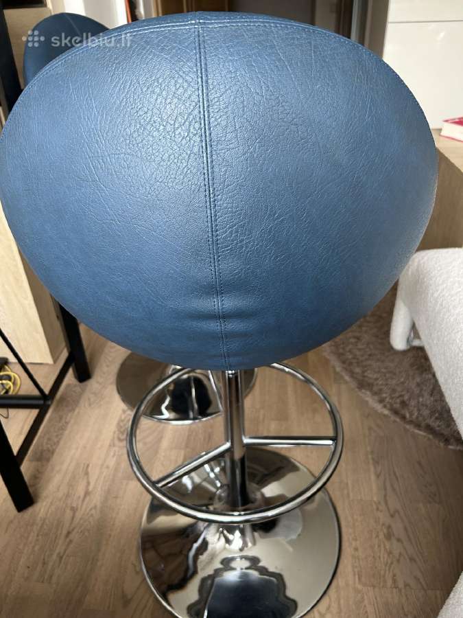 Mėlynos skandinaviškos “Johanson design baro kėdė - nuotraukos Nr. 9
