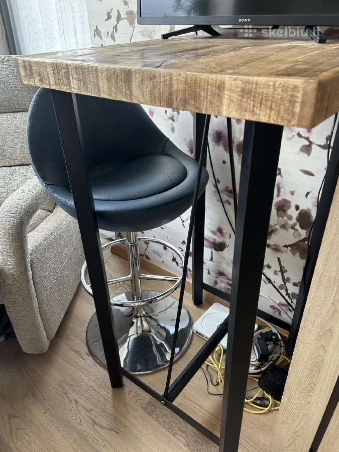 Mėlynos skandinaviškos “Johanson design baro kėdė - nuotraukos Nr. 13