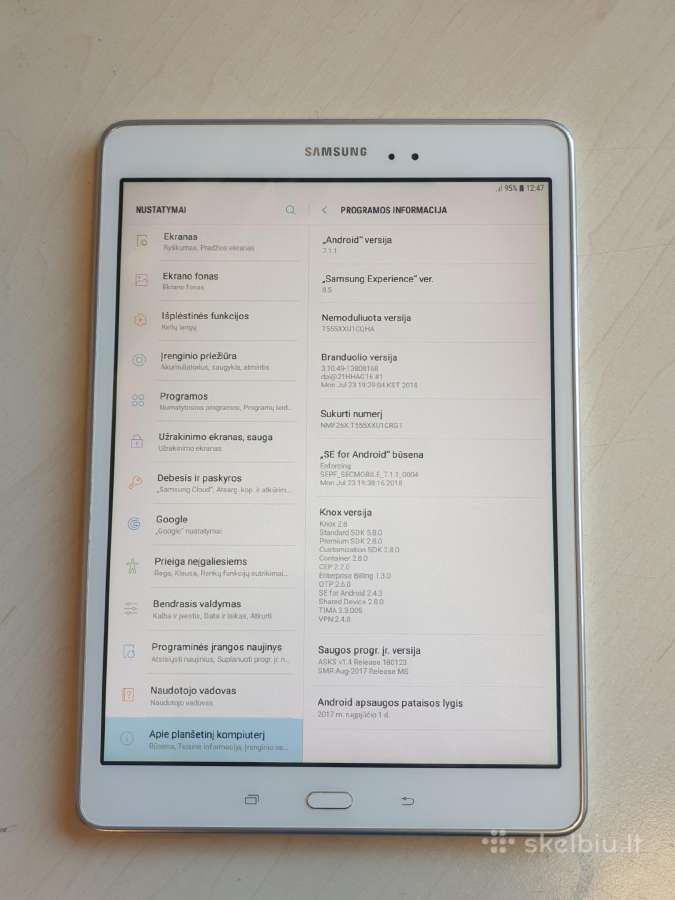 Naudoti Samsung Galaxy Lenovo Yoga Tab
