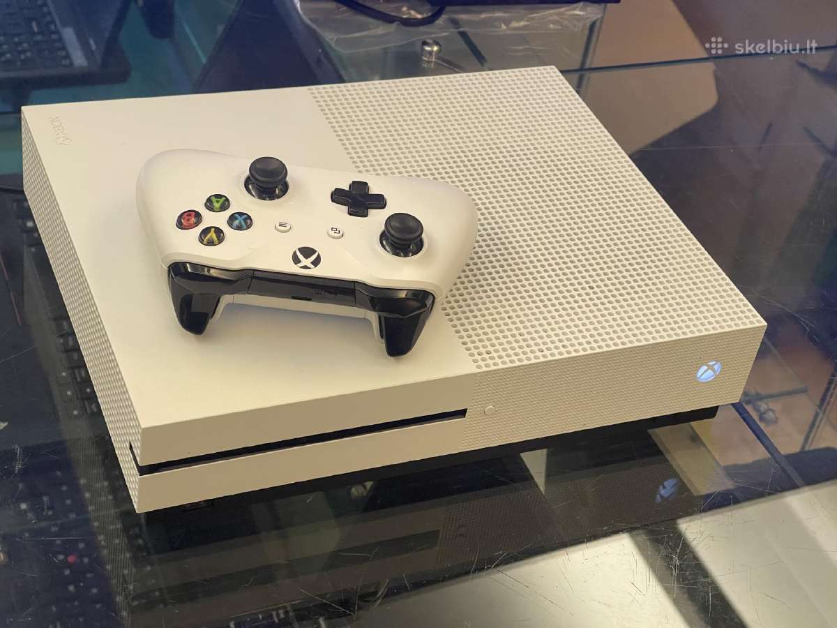 Xbox One S 500gb su žaidimais su garantija