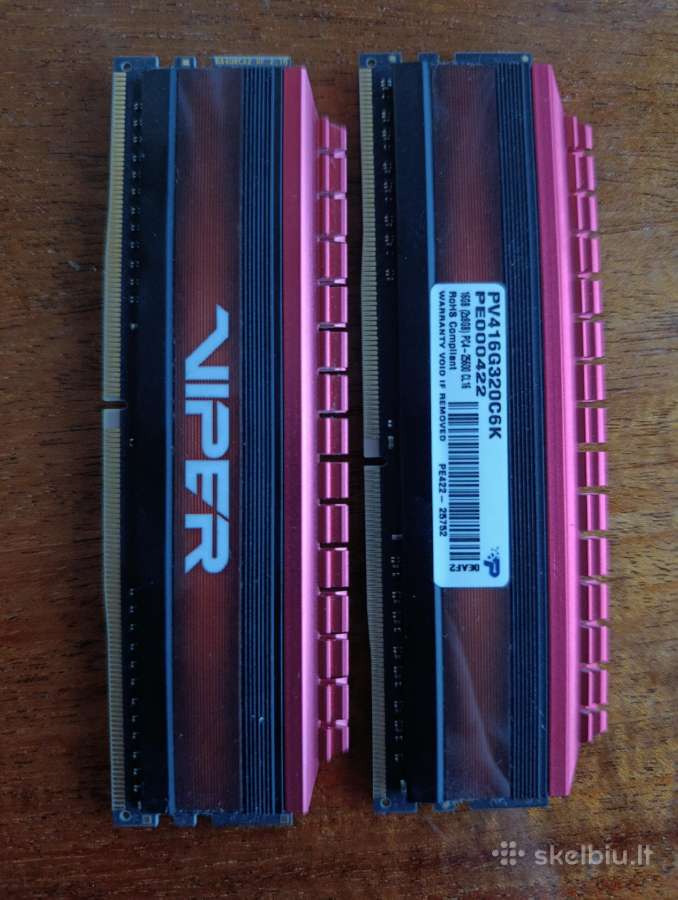 2 miršta ddr4 2/8 GB