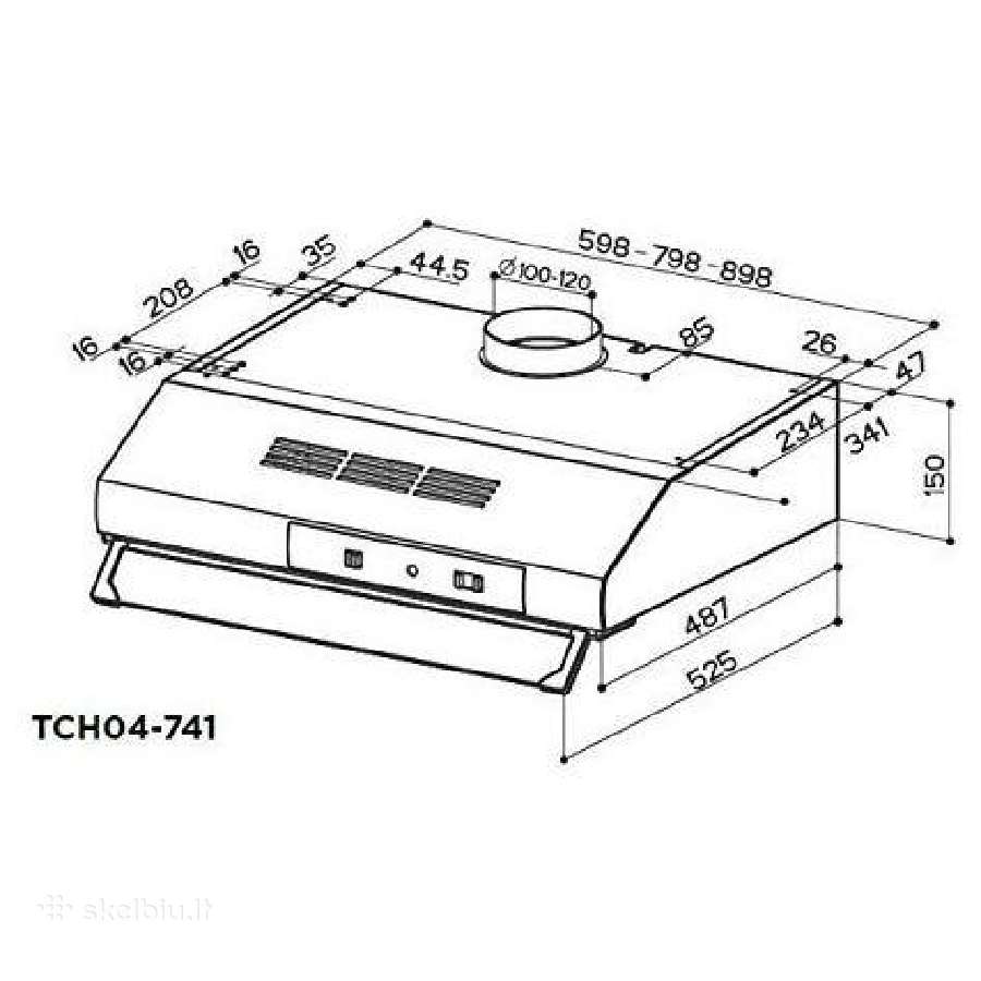 Faber Tch04 Bk19a gartraukis 90 cm – naujas - nuotraukos Nr. 2