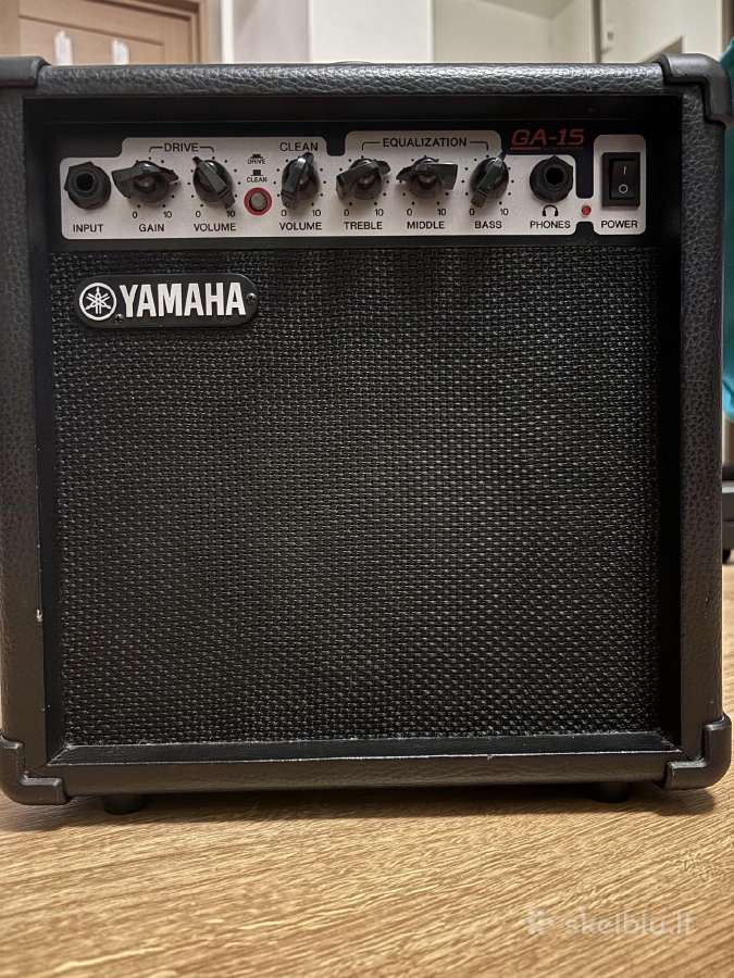 Yamaha Ga-15 stiprintuvas – gera būklė, pigiai - nuotraukos Nr. 3