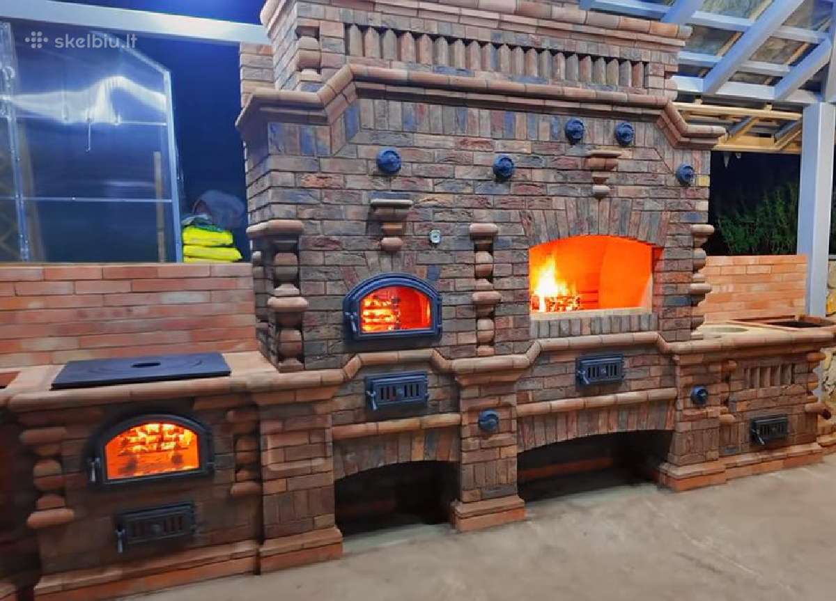 Židiniai, koklinės krosnys ir barbekiu kompleksai. - nuotraukos Nr. 8