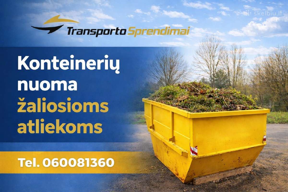 Statybinių konteinerių nuoma atliekoms - nuotraukos Nr. 4