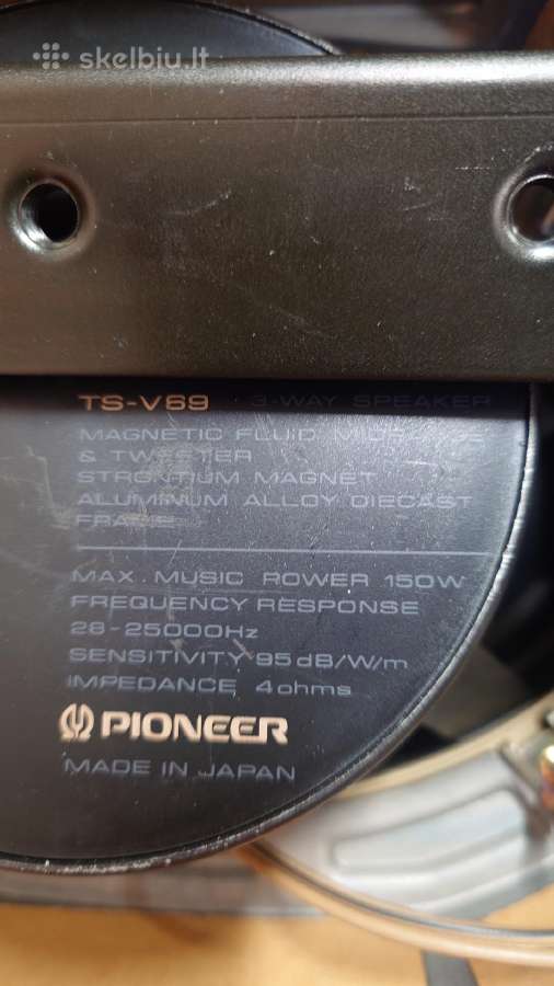 Pioneer kolonėles Ts-v69 - nuotraukos Nr. 4