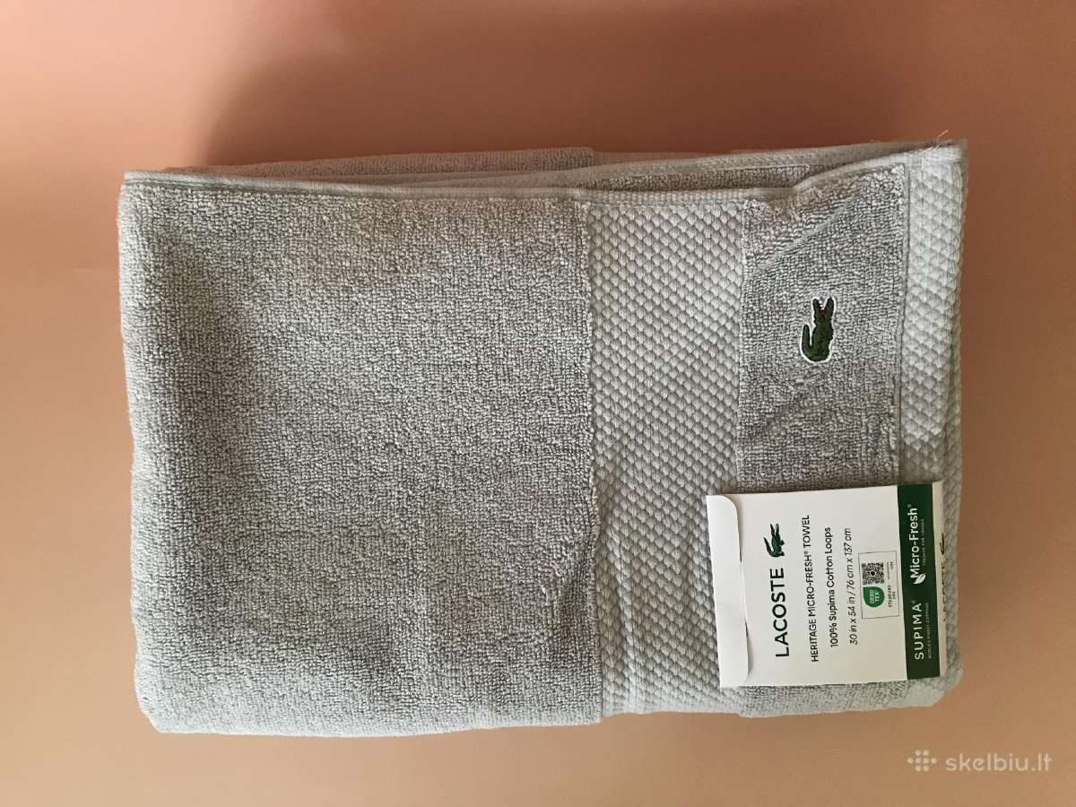 Lacoste vonios rankšluosčiai - nuotraukos Nr. 3