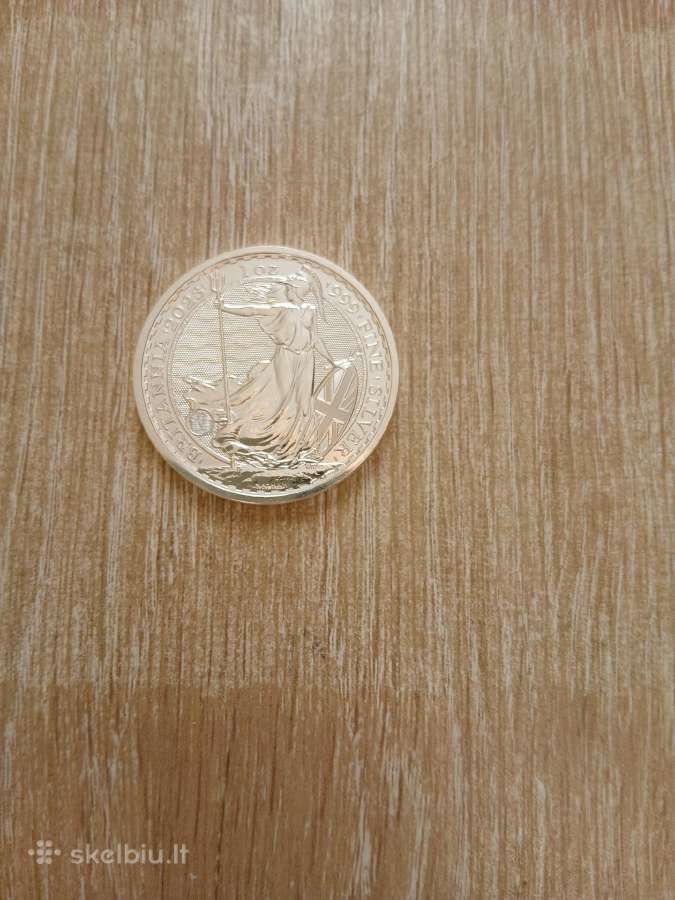 1 Oz. Sidabro 2023 Britannia