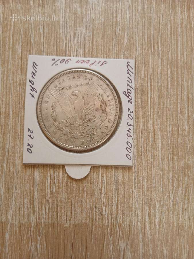 JAV 1921 D Morgano Doleris - nuotraukos Nr. 2