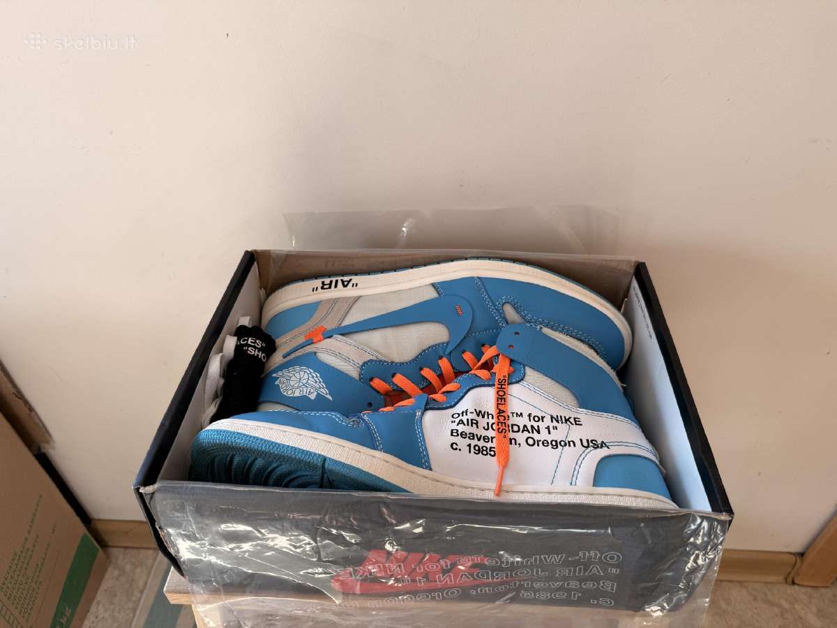 Nike Air Jordan 1 x Off-white "Unc" – 47.5 dydis - nuotraukos Nr. 6
