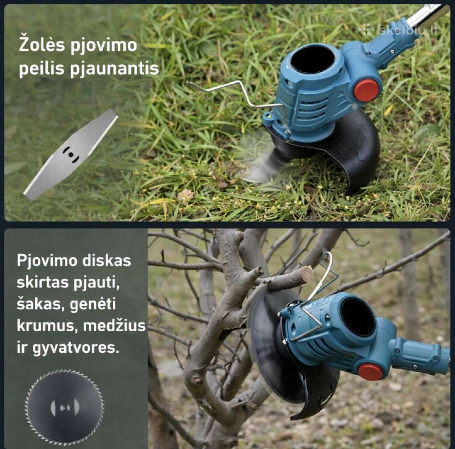 Akumuliatorinis mini trimeris zoliapjove - nuotraukos Nr. 5