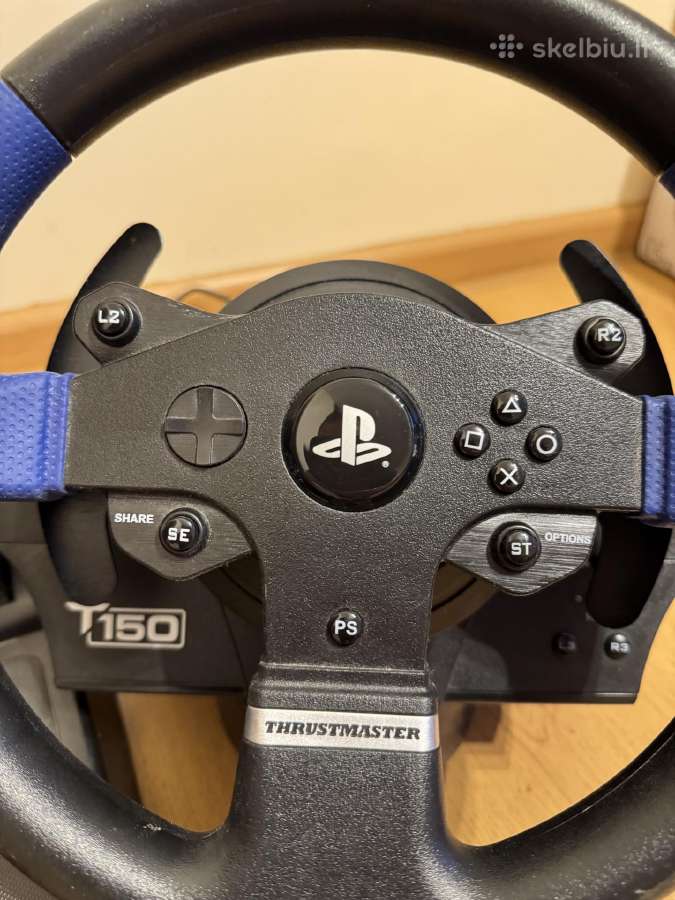 Thrustmaster T150 vairas su pedalais (Playstation - nuotraukos Nr. 5