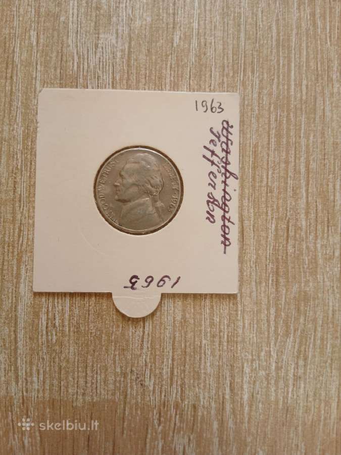 JAV 1963 5 centai