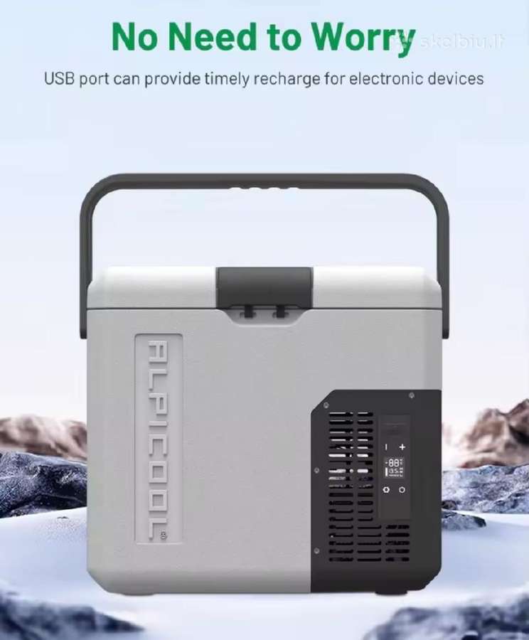 Alpicool su Bluetooth, ličio baterija ir Usb 18ltr - nuotraukos Nr. 8