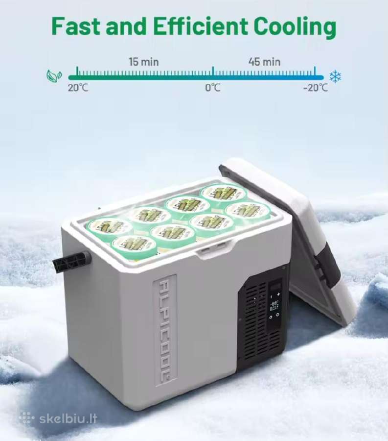 Alpicool su Bluetooth, ličio baterija ir Usb 18ltr - nuotraukos Nr. 9