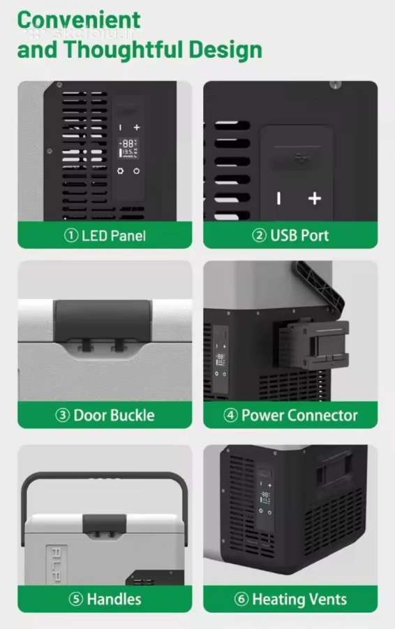 Alpicool su Bluetooth, ličio baterija ir Usb 18ltr - nuotraukos Nr. 7