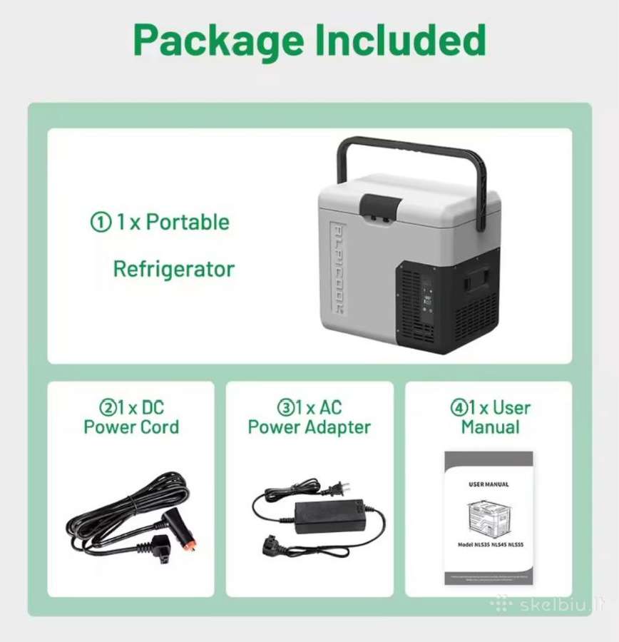 Alpicool su Bluetooth, ličio baterija ir Usb 18ltr - nuotraukos Nr. 17