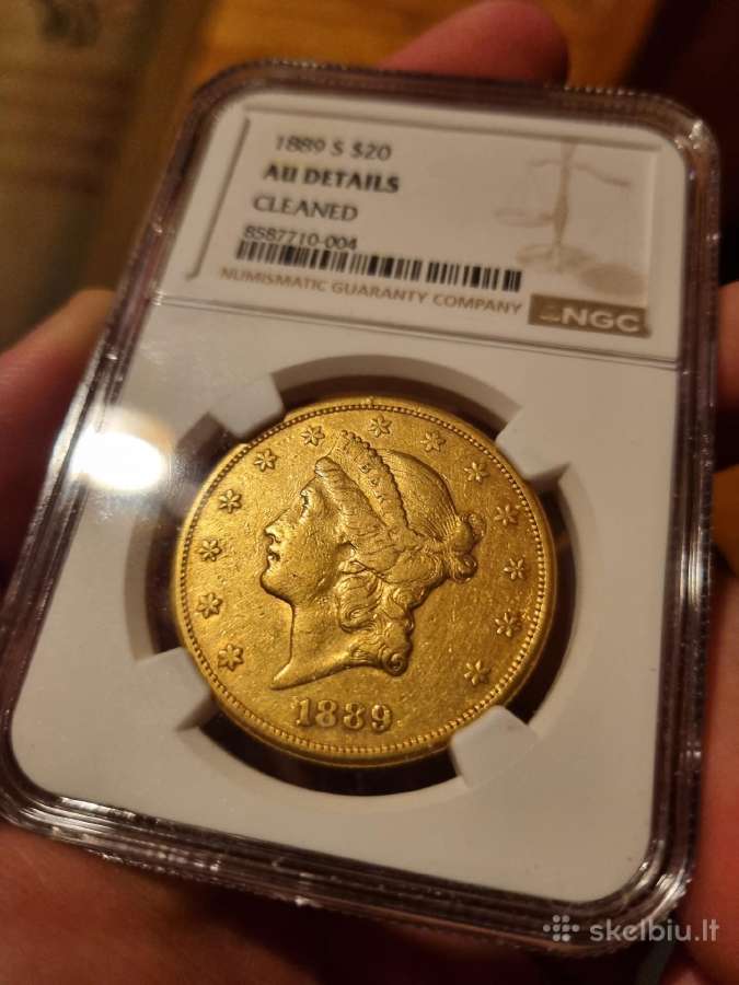 20 Dolerių 1889m