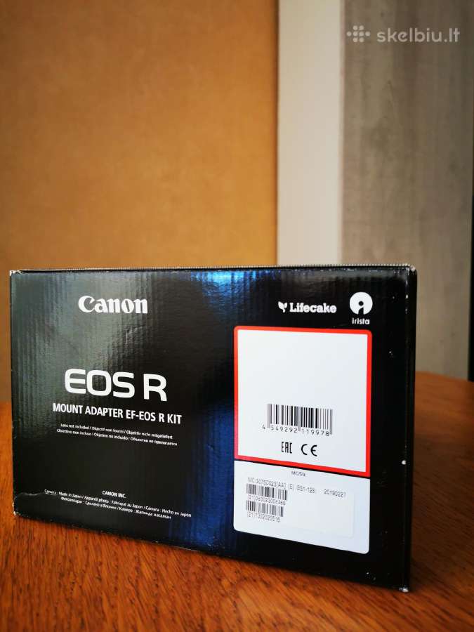Parduodu fotoaparatą Canon EOS R body - nuotraukos Nr. 11