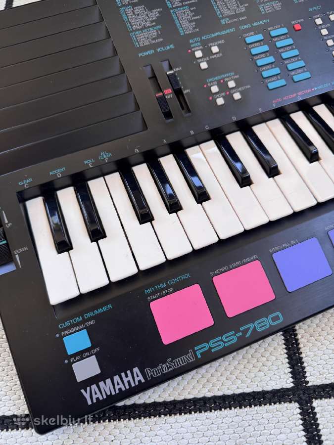 Yamaha Portasound Pss-780 - nuotraukos Nr. 6