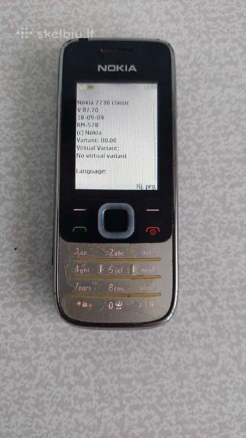 Nokia 2730 clasic - nuotraukos Nr. 2