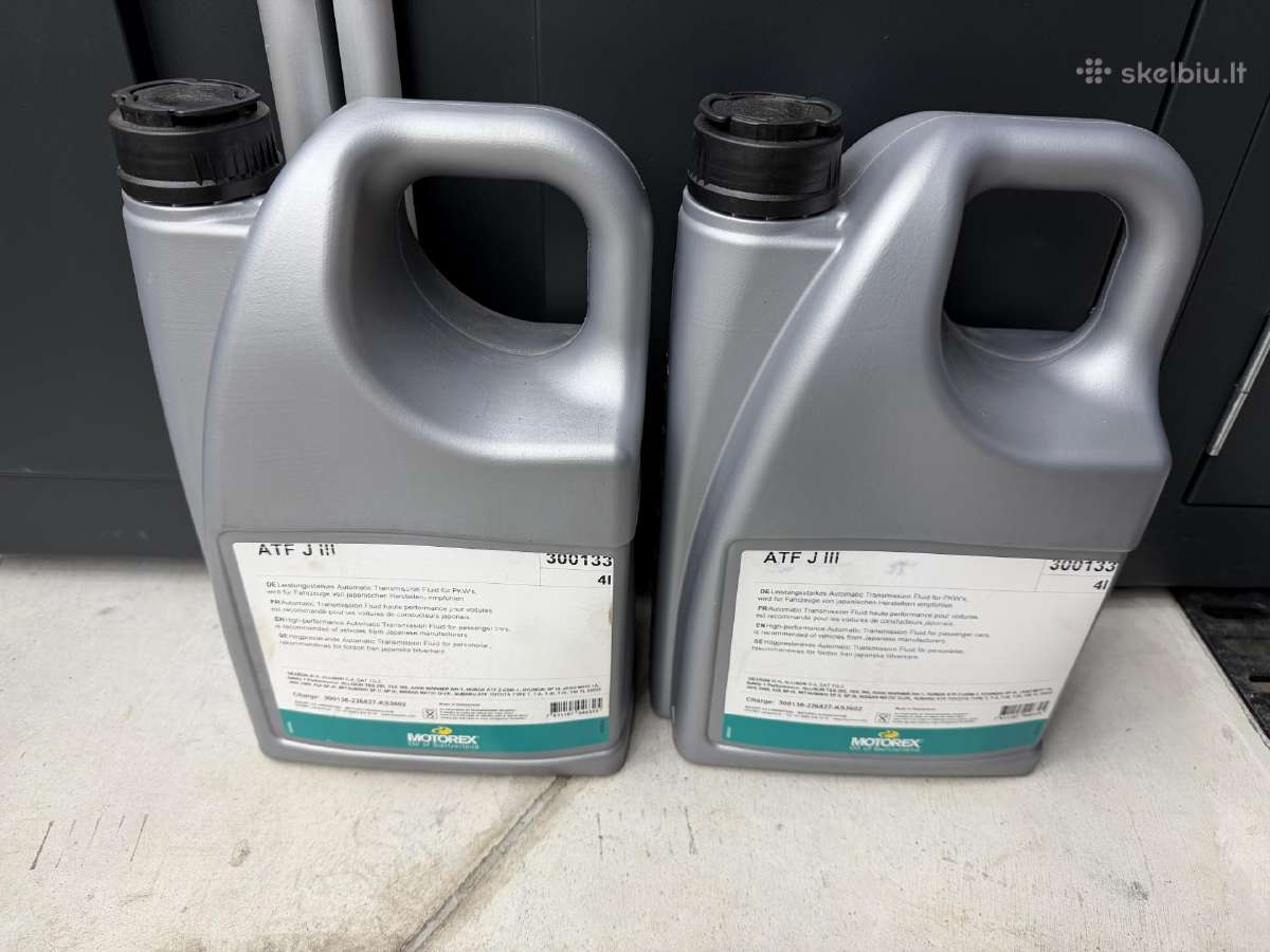Motorex Atf J III 3 pavarų dėžės alyva 8ltr