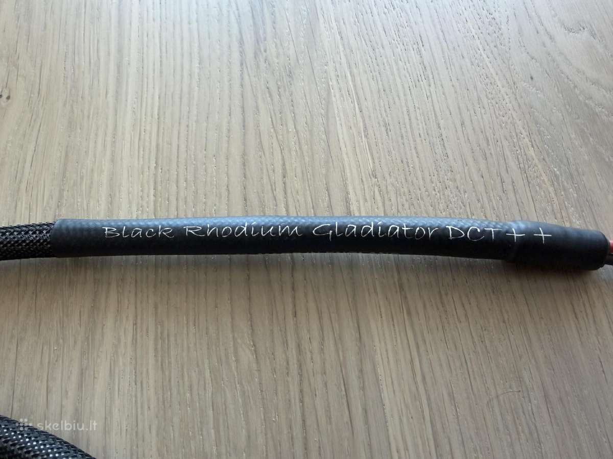 Black Rhodium Gladiator Dct++ kolonėlių laidai - nuotraukos Nr. 5