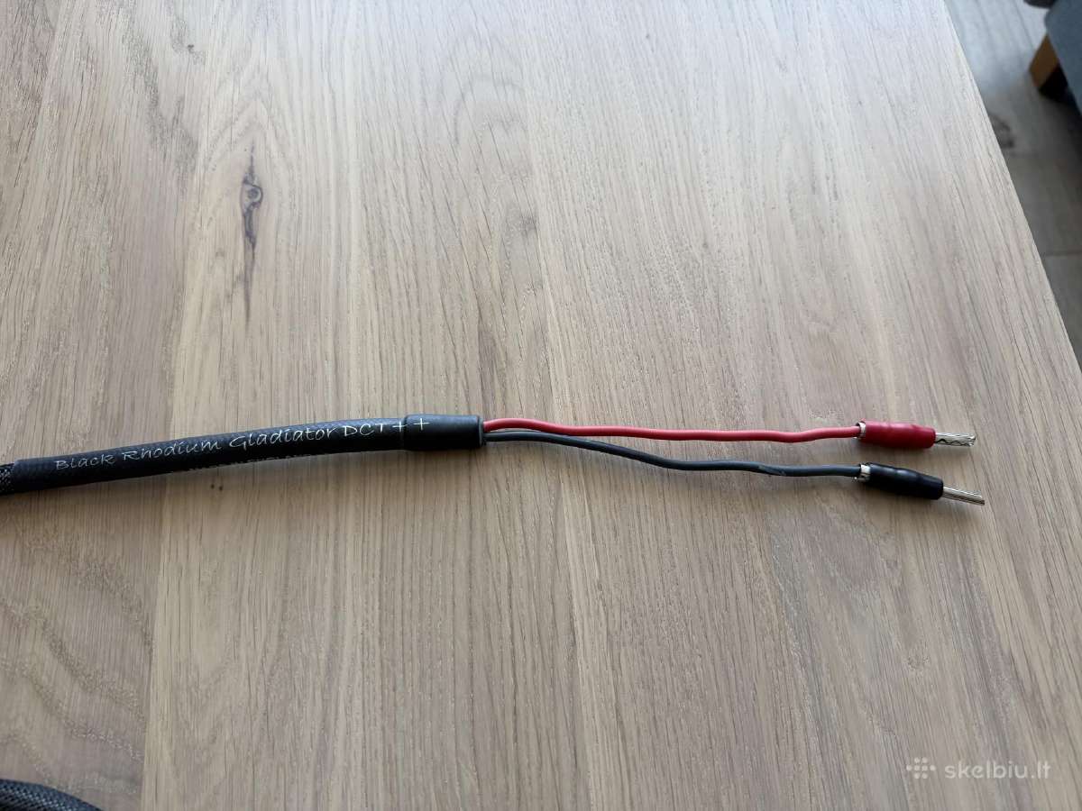 Black Rhodium Gladiator Dct++ kolonėlių laidai - nuotraukos Nr. 7
