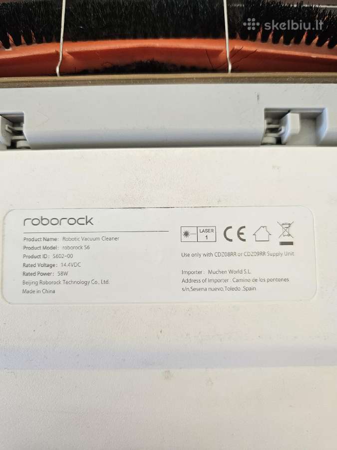 Roborock S6 plaunantis dulkių siurblys robotas - nuotraukos Nr. 4
