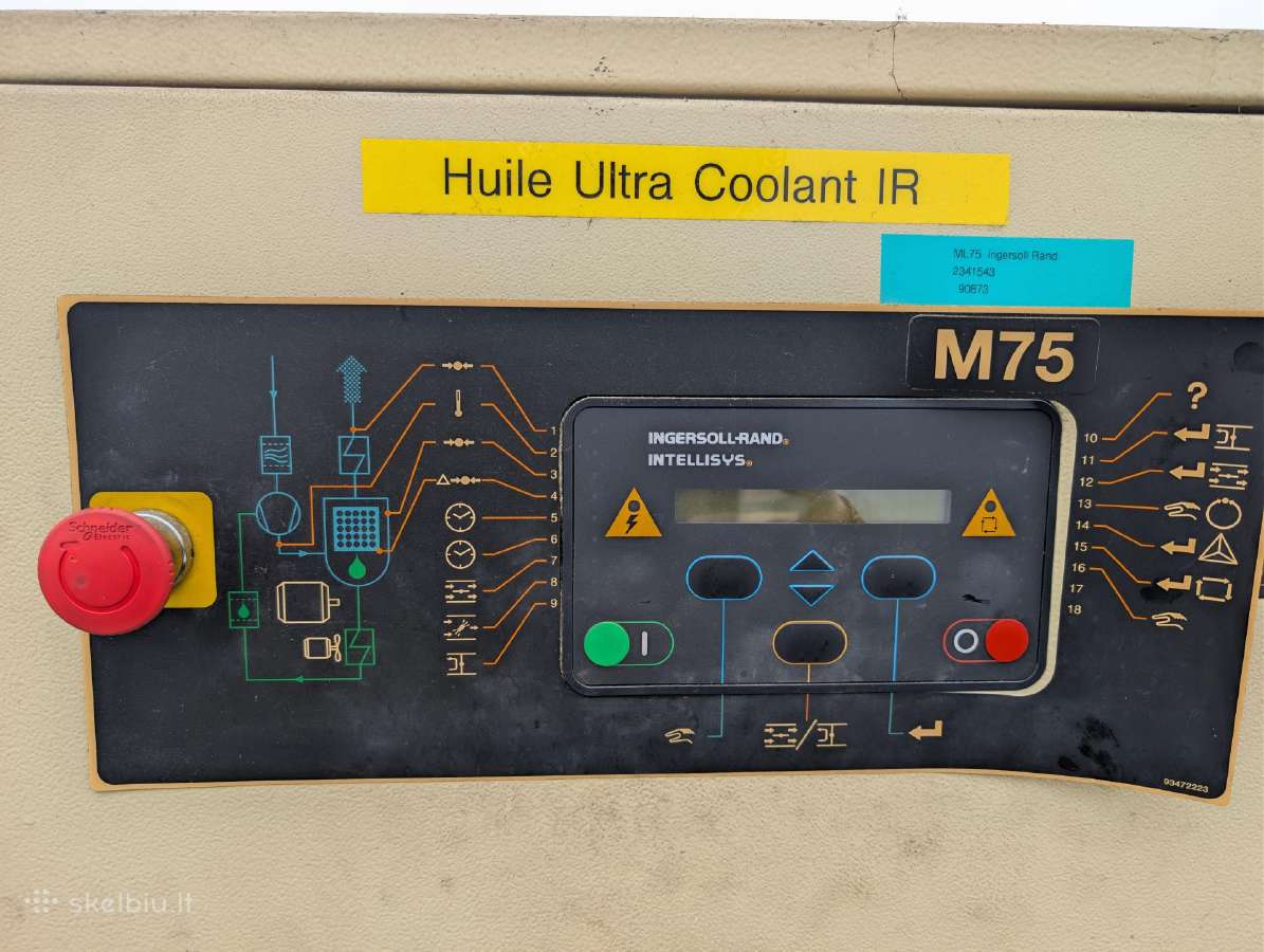 Ingersoll Rand M75 sraigtinis kompresorius - nuotraukos Nr. 2